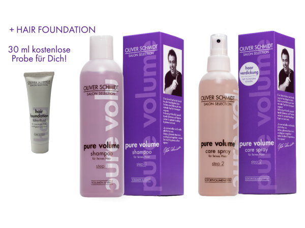 Pure Volume Special Set: Haarshampoo + Conditioner + Hair Foundation